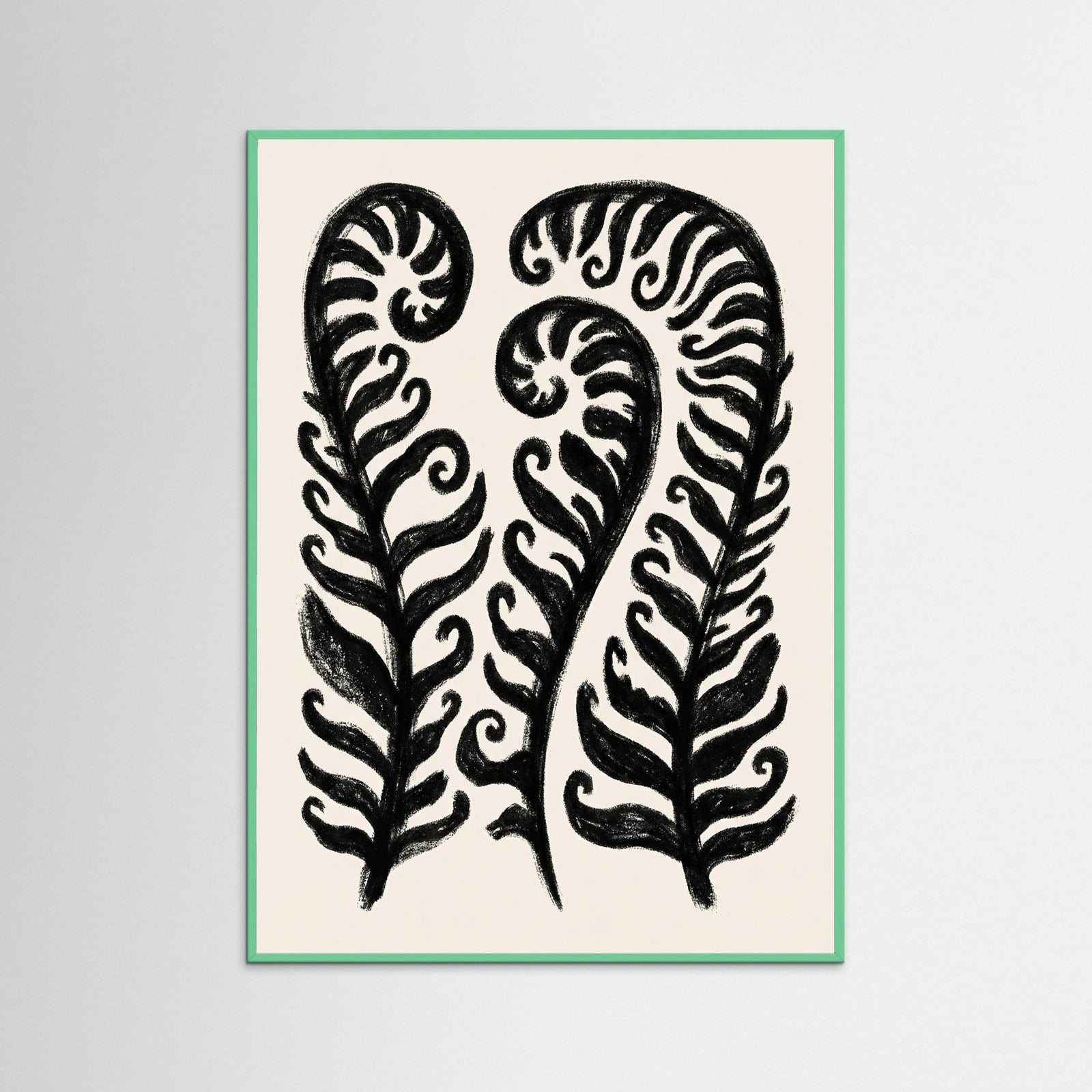 Mint Wood Bold Vase Blooms