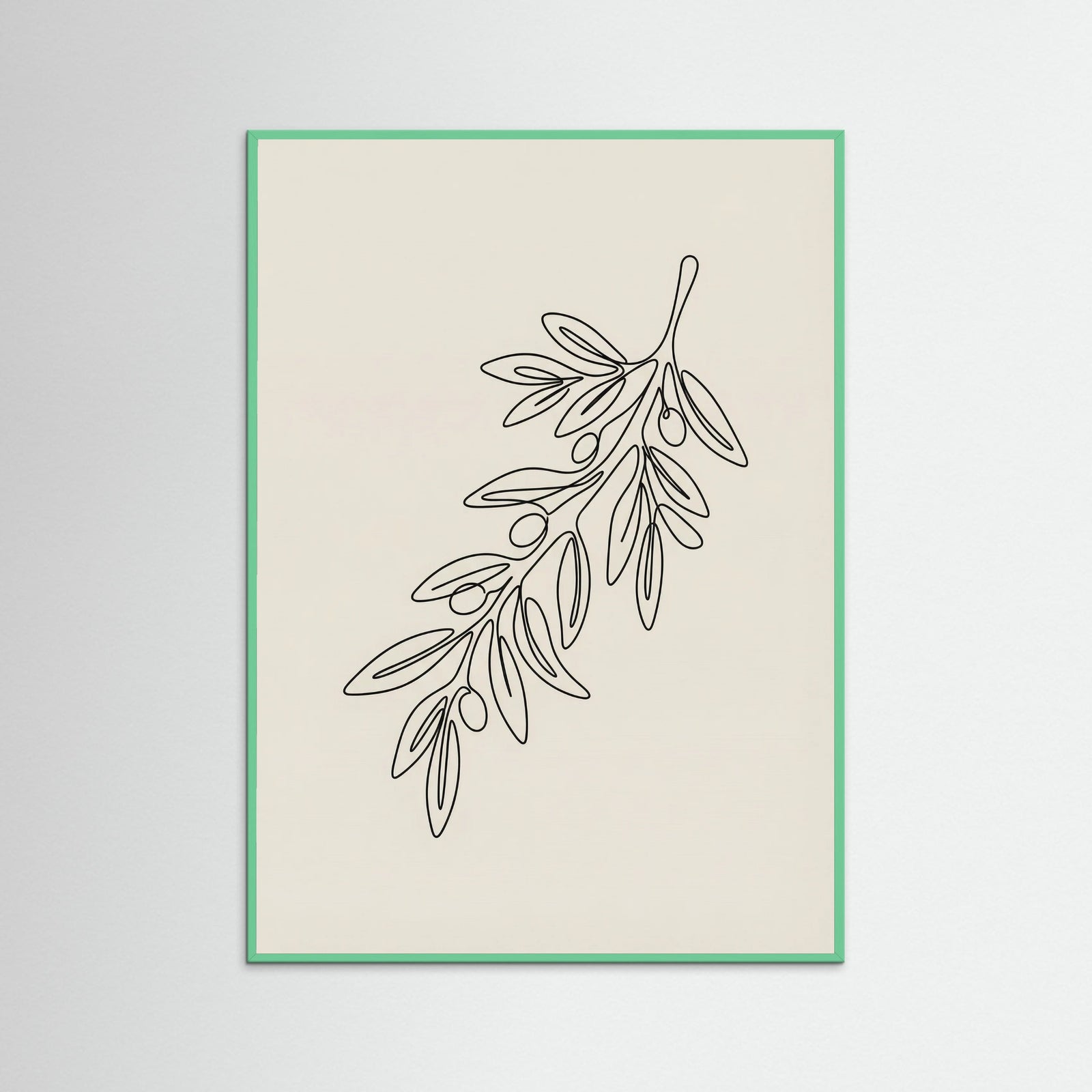 Mint Wood Botanical Contour