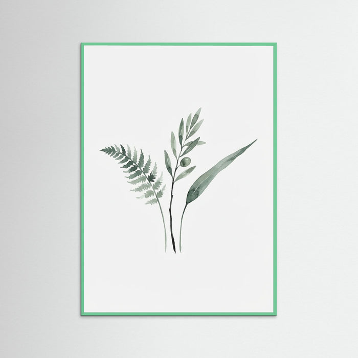 Mint Wood Botanical Simplicity