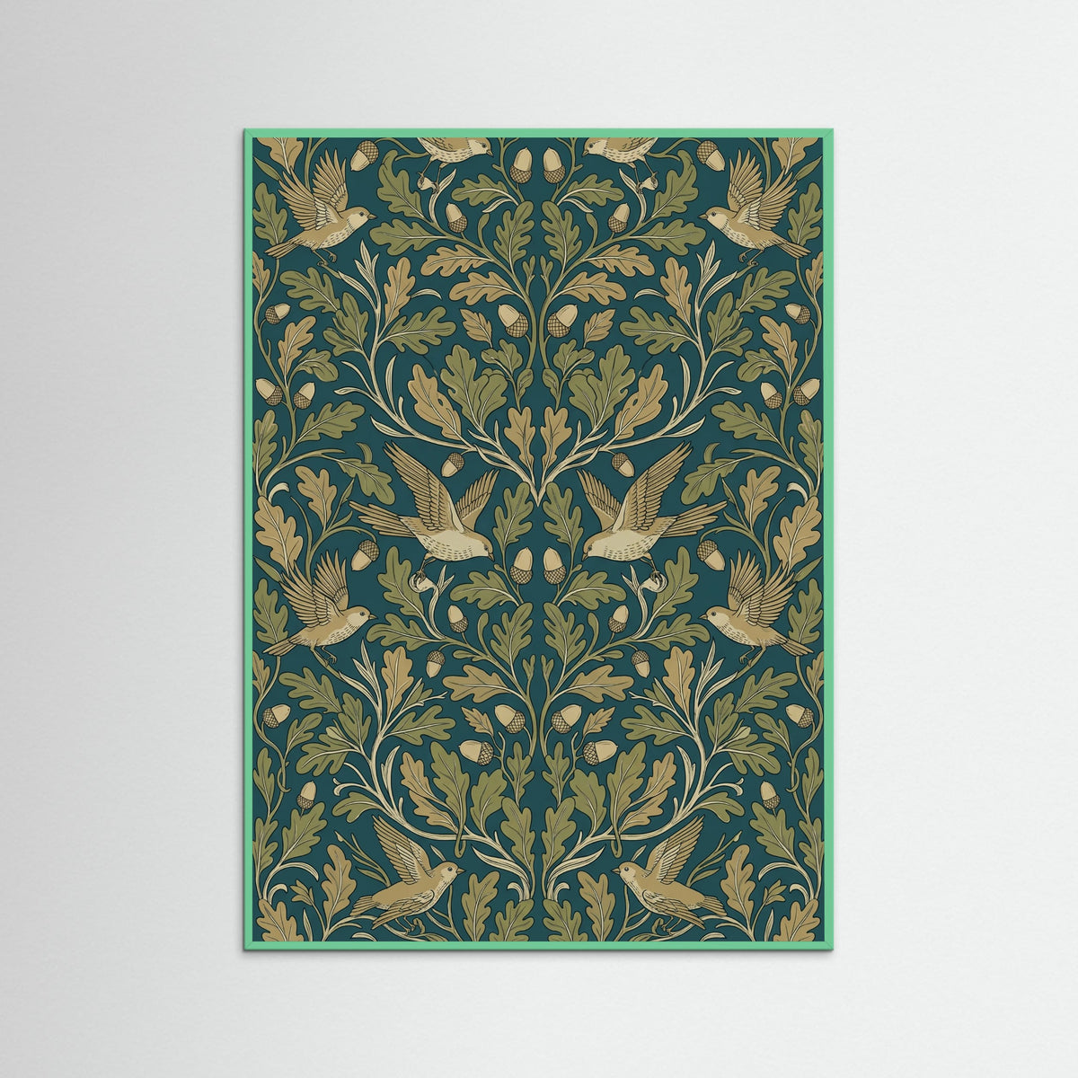 Mint Wood Botanical Tapestry