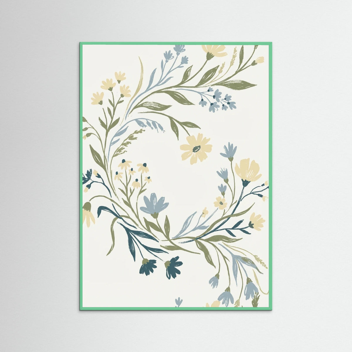 Mint Wood Botanical Vessel