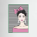 Bow Girl Poster – Poster und Kunstdruck