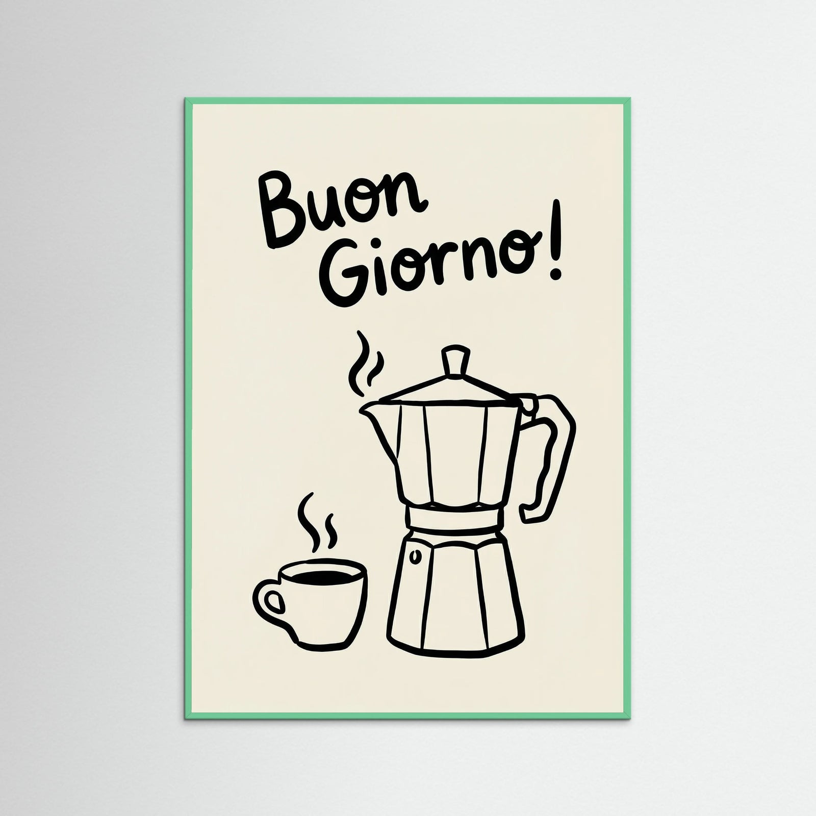 Mint Wood Caff Invitation