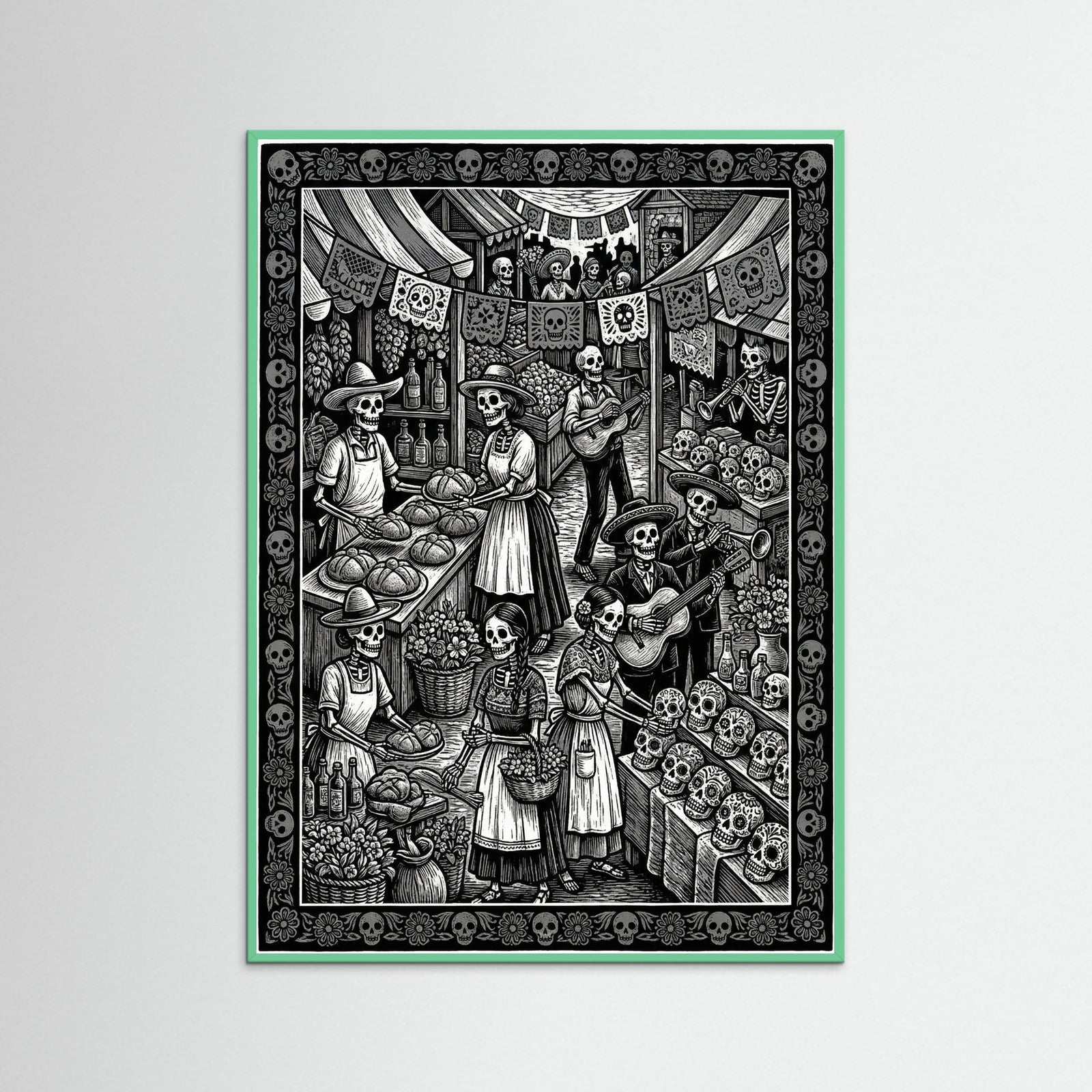 Mint Wood Calavera Tapatia Chronicle