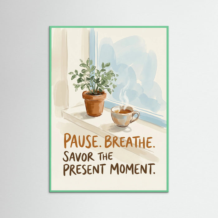 Calm Urgency – Poster und Kunstdruck
