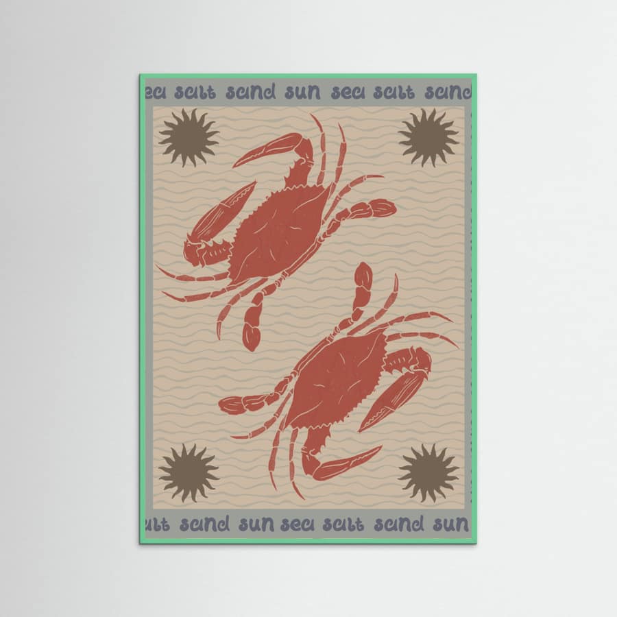 Carbs marine life Poster – poster and art print
