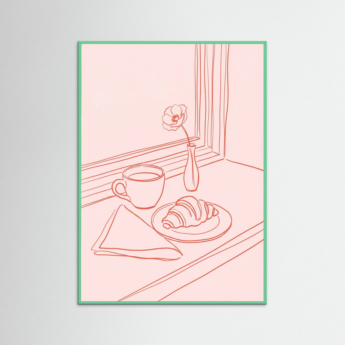 Mint Wood Casual Moment