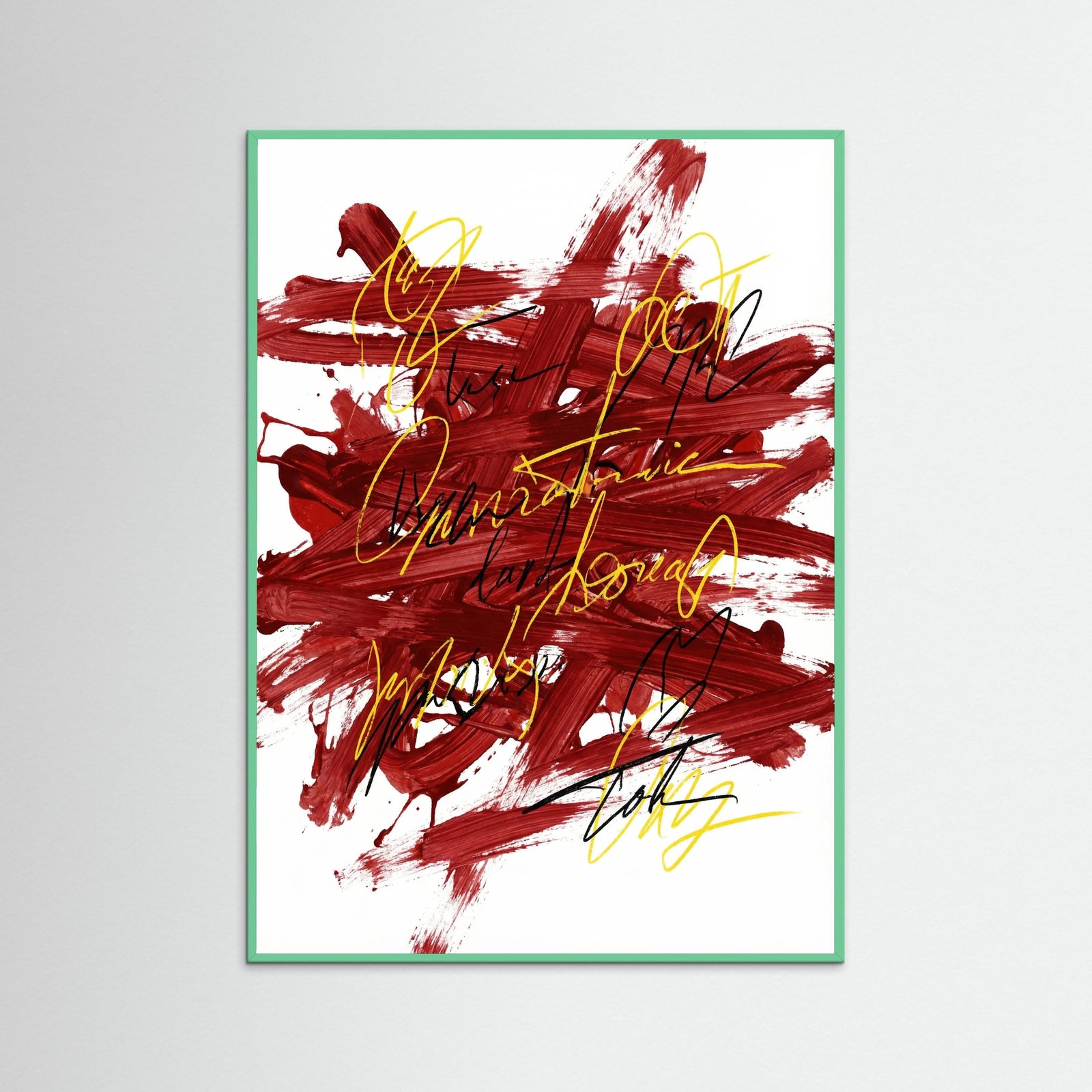 Mint Wood Catalan Strokes