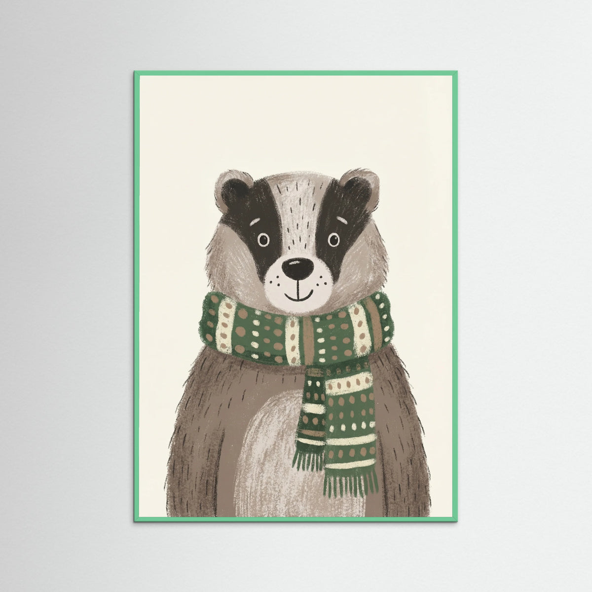 Mint Wood Celebration Bear