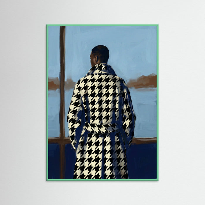Mint Wood Checkered Solace