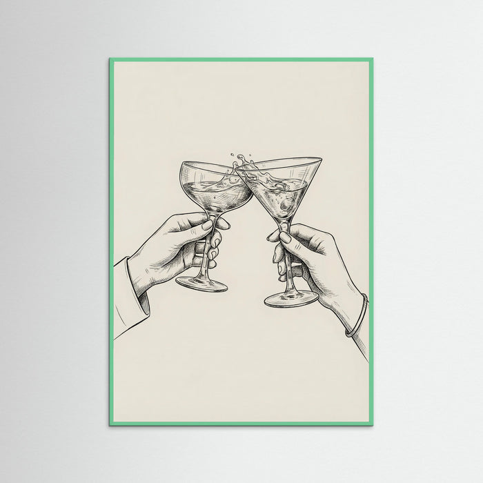 Mint Wood Cheers Together