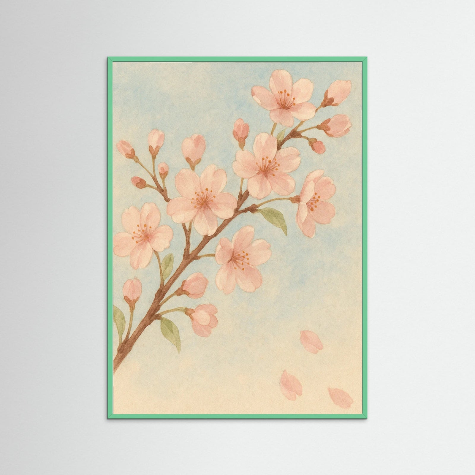 Mint Wood Cherry Blossom