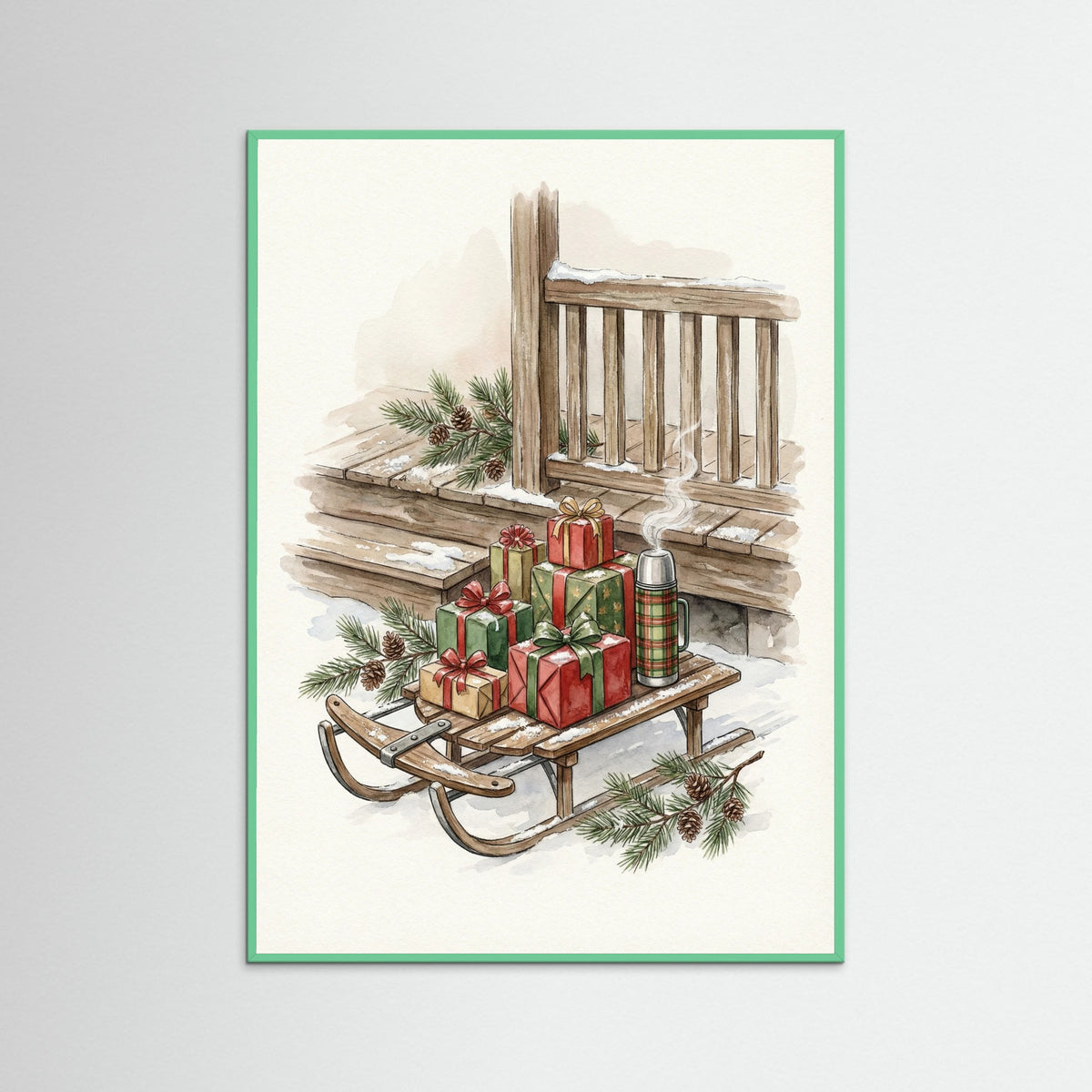 Mint Wood Christmas Drive