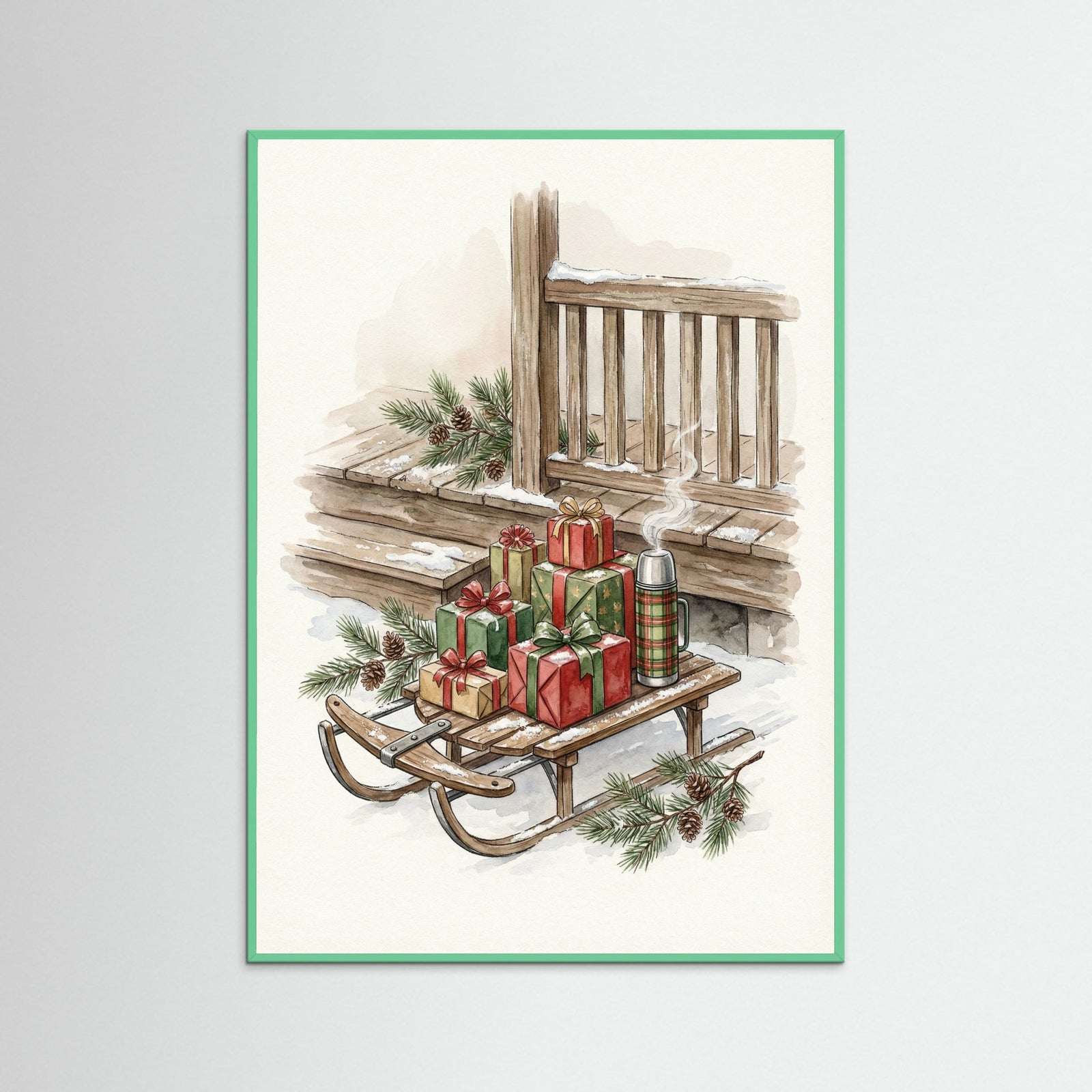 Mint Wood Christmas Drive