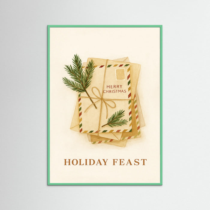 Mint Wood Christmas Post