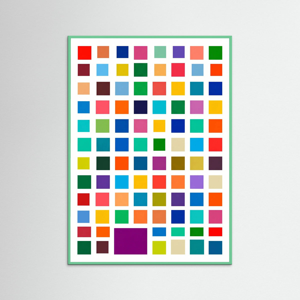 Mint Wood Chromatic Grid