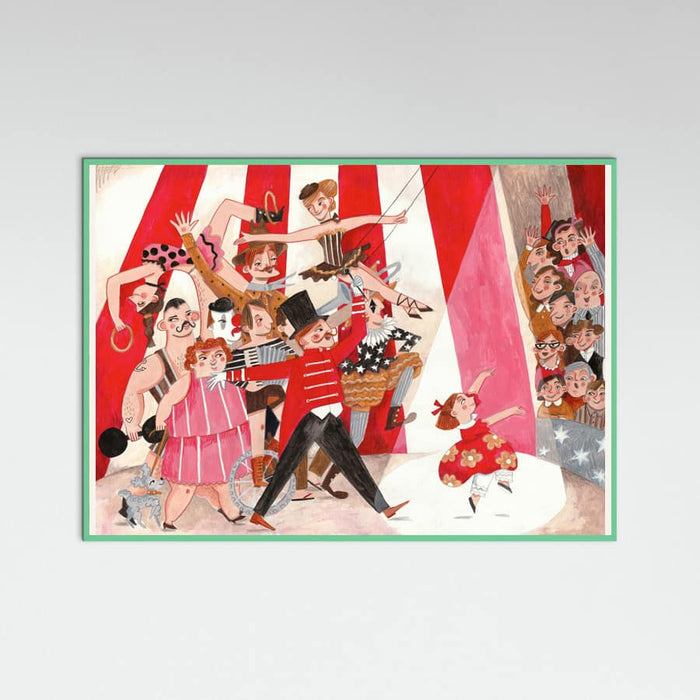 Circus in the city Poster – poster and art print