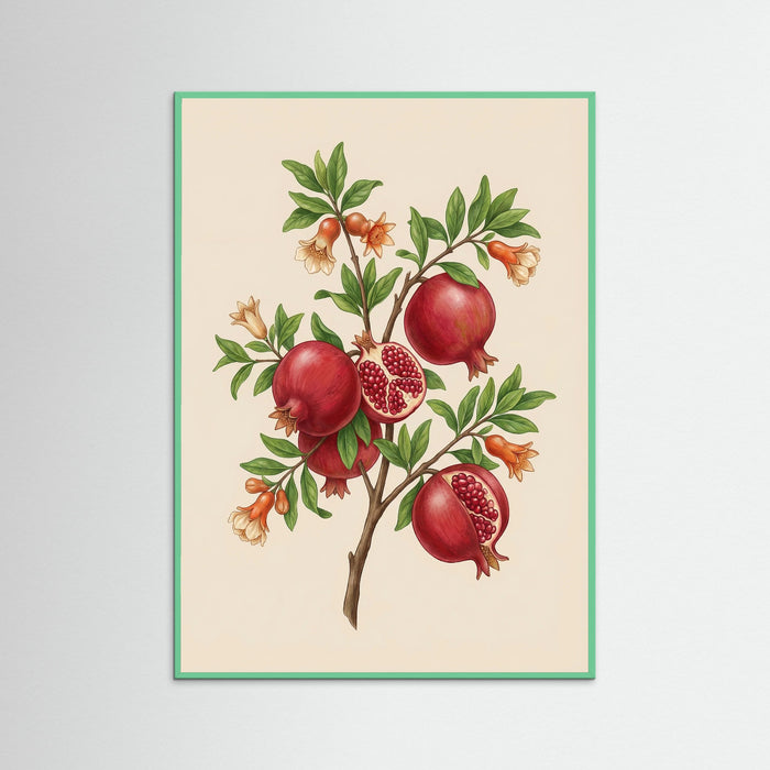 Mint Wood Citrus Bloom Study