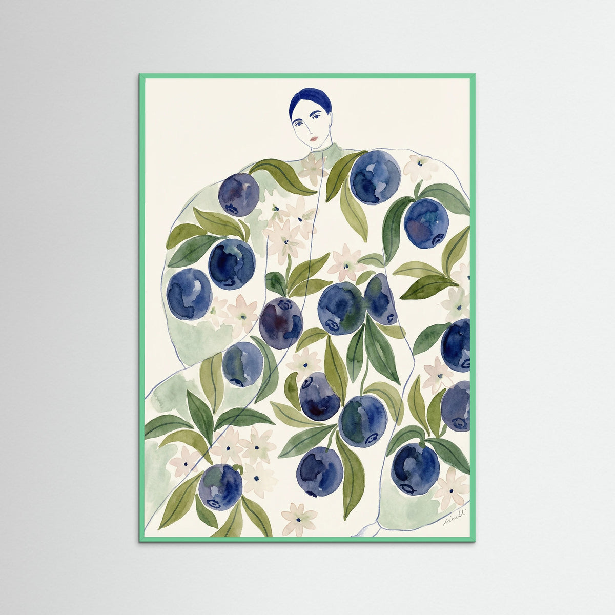 Mint Wood Citrus Kimono Elegance