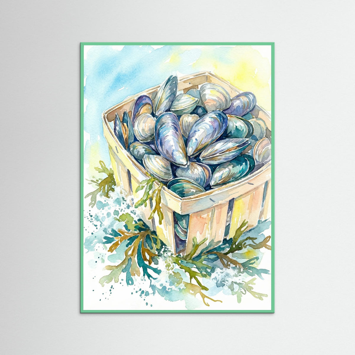 Mint Wood Coastal Catch Still Life