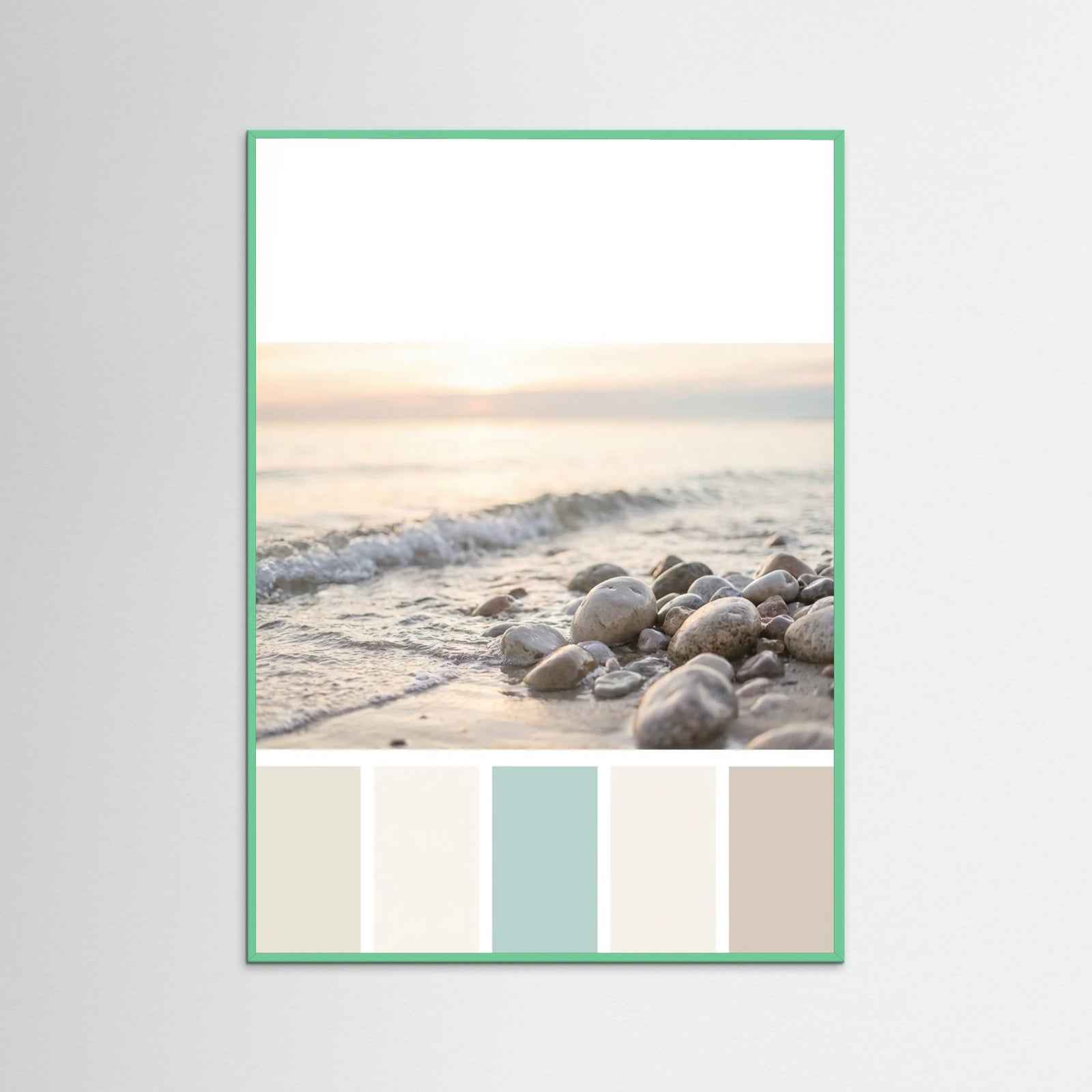 Mint Wood Coastal Glow