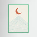 Mint Wood Coastal Sunrise Serenity