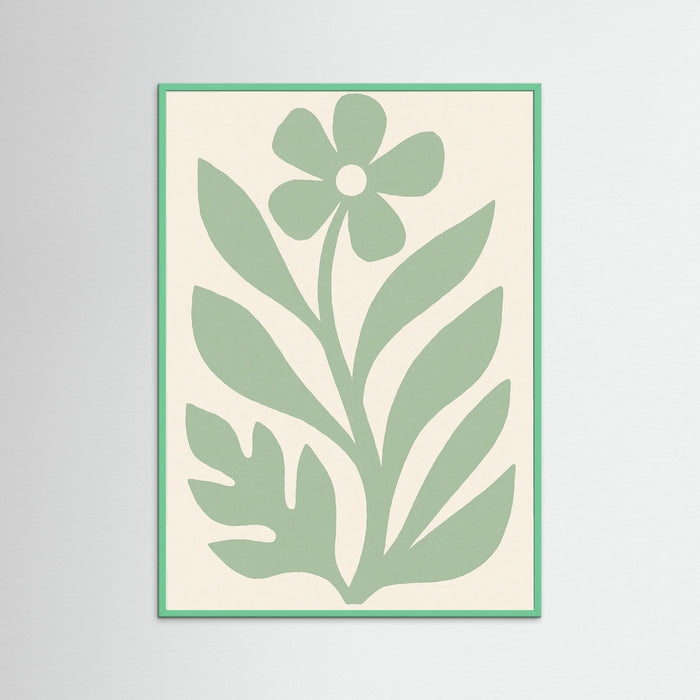 Mint Wood Cobalt Cutout