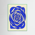 Mint Wood Cobalt Maze Study