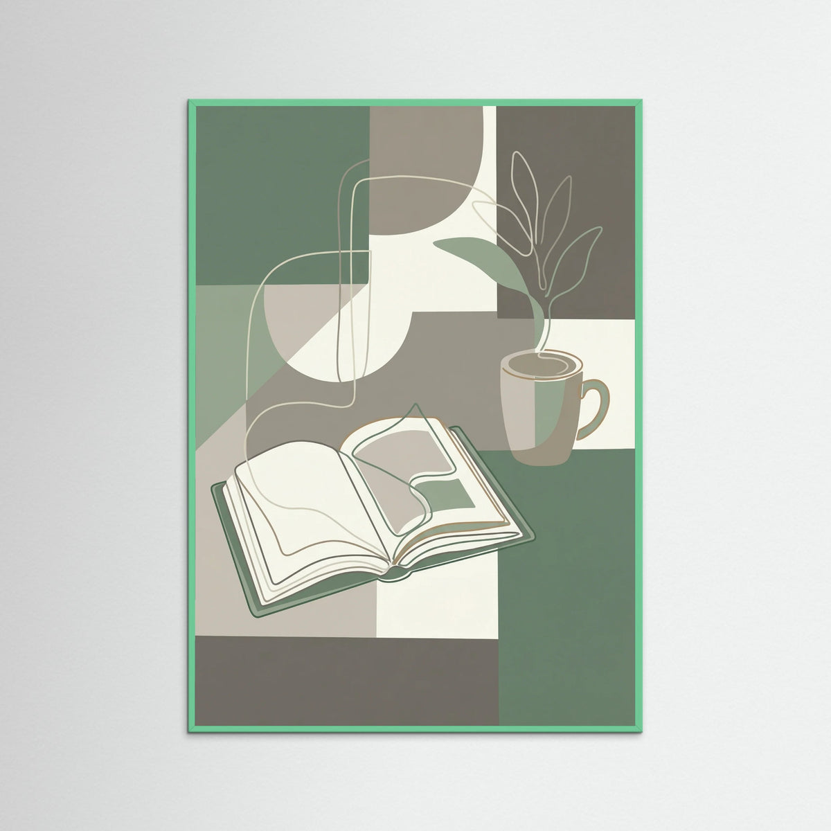 Mint Wood Coffee Contemplation