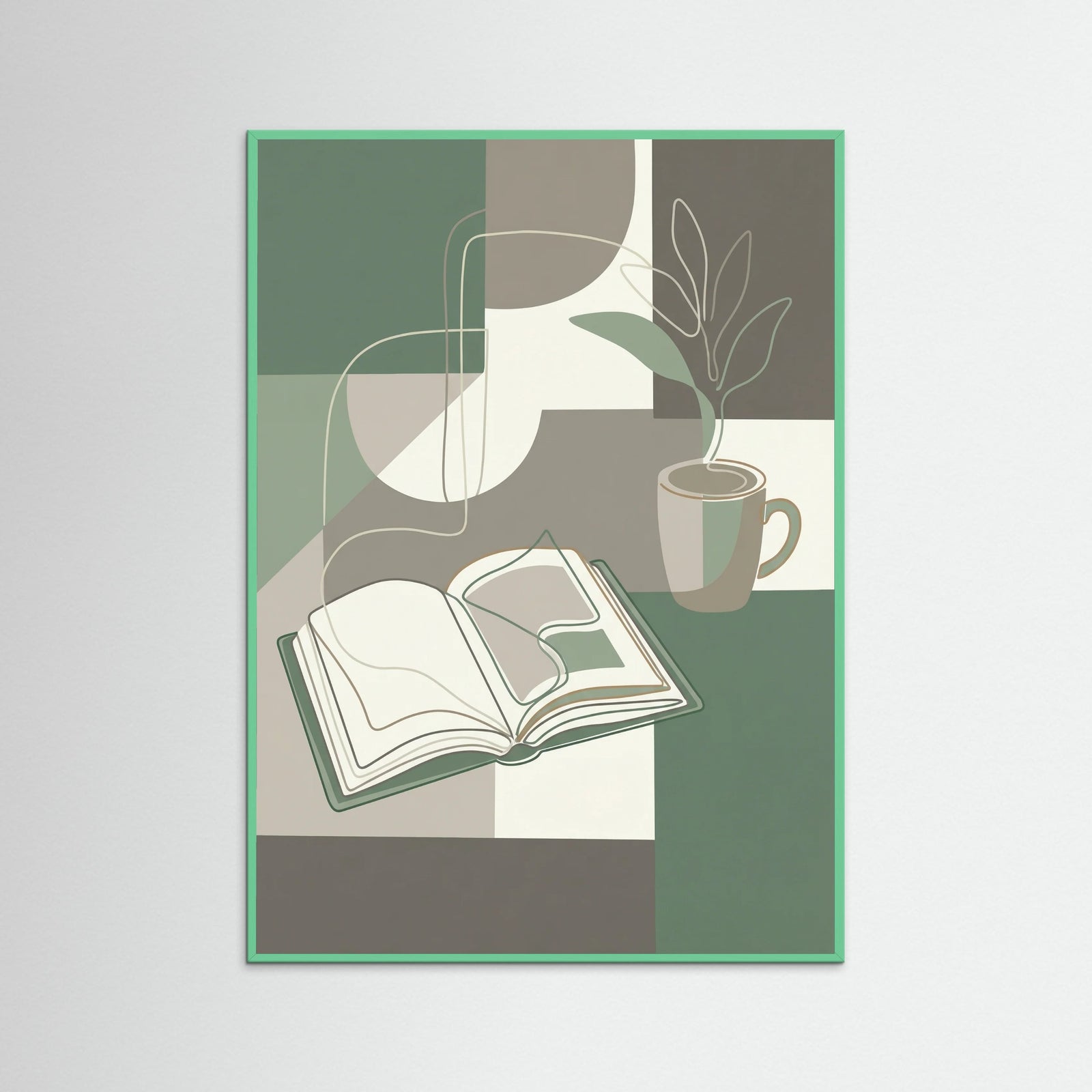 Mint Wood Coffee Contemplation