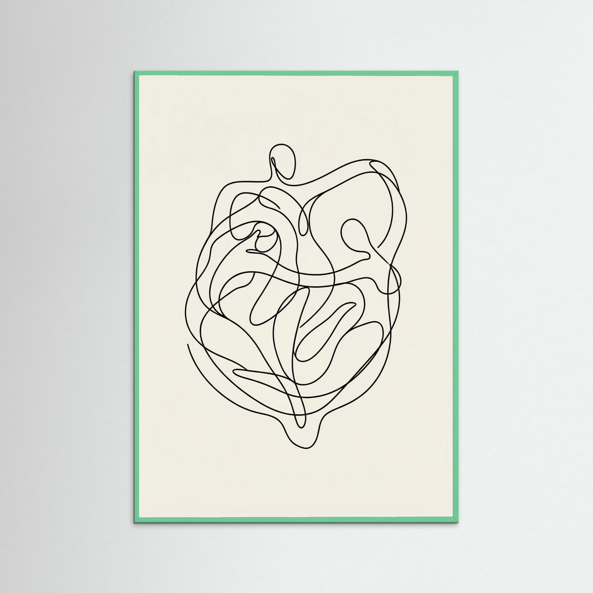 Mint Wood Connected Faces