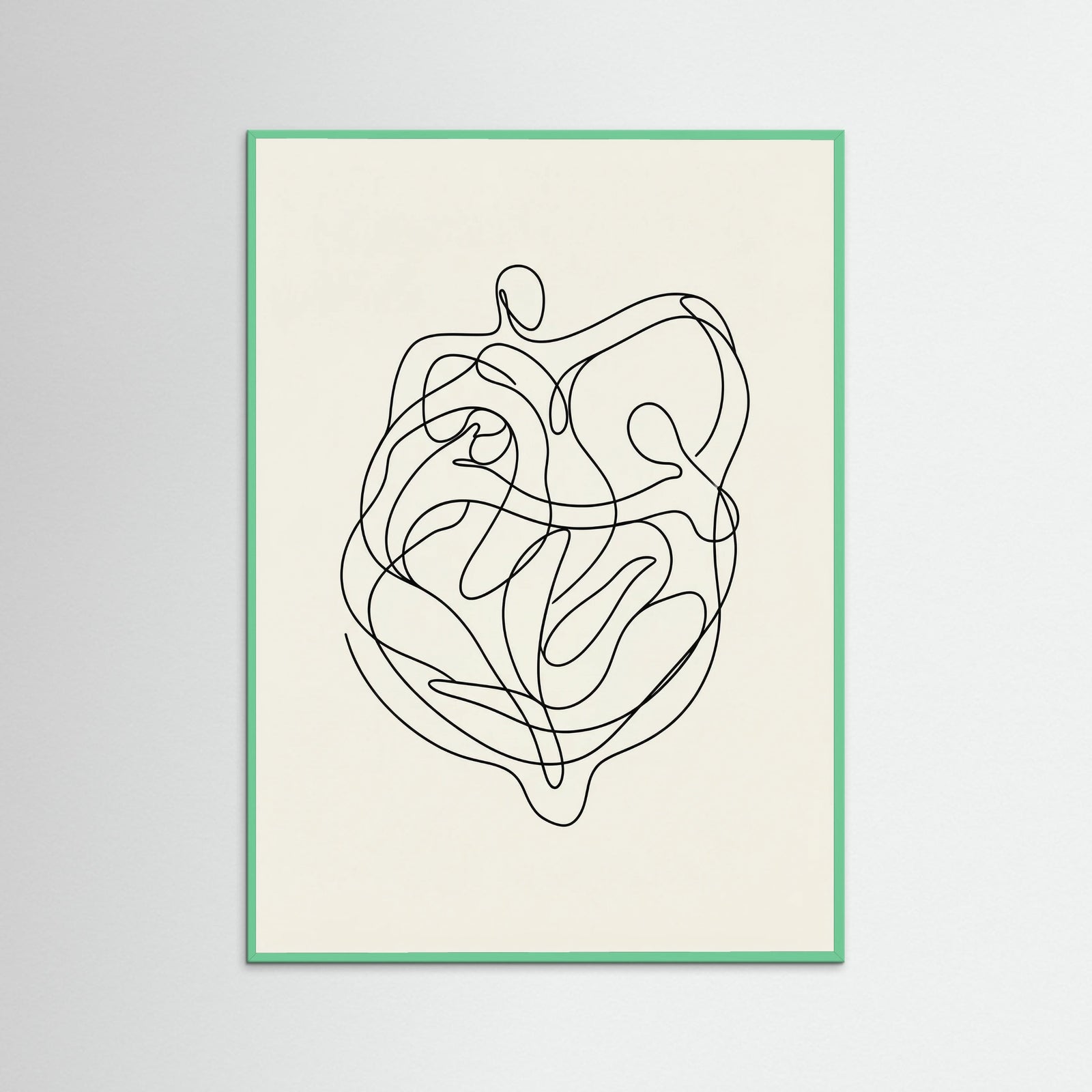 Mint Wood Connected Faces