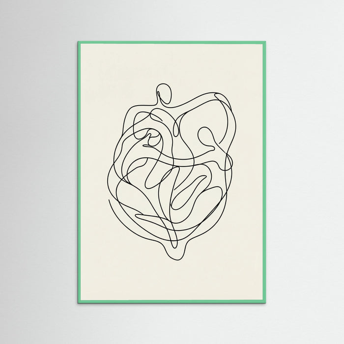 Mint Wood Connected Faces