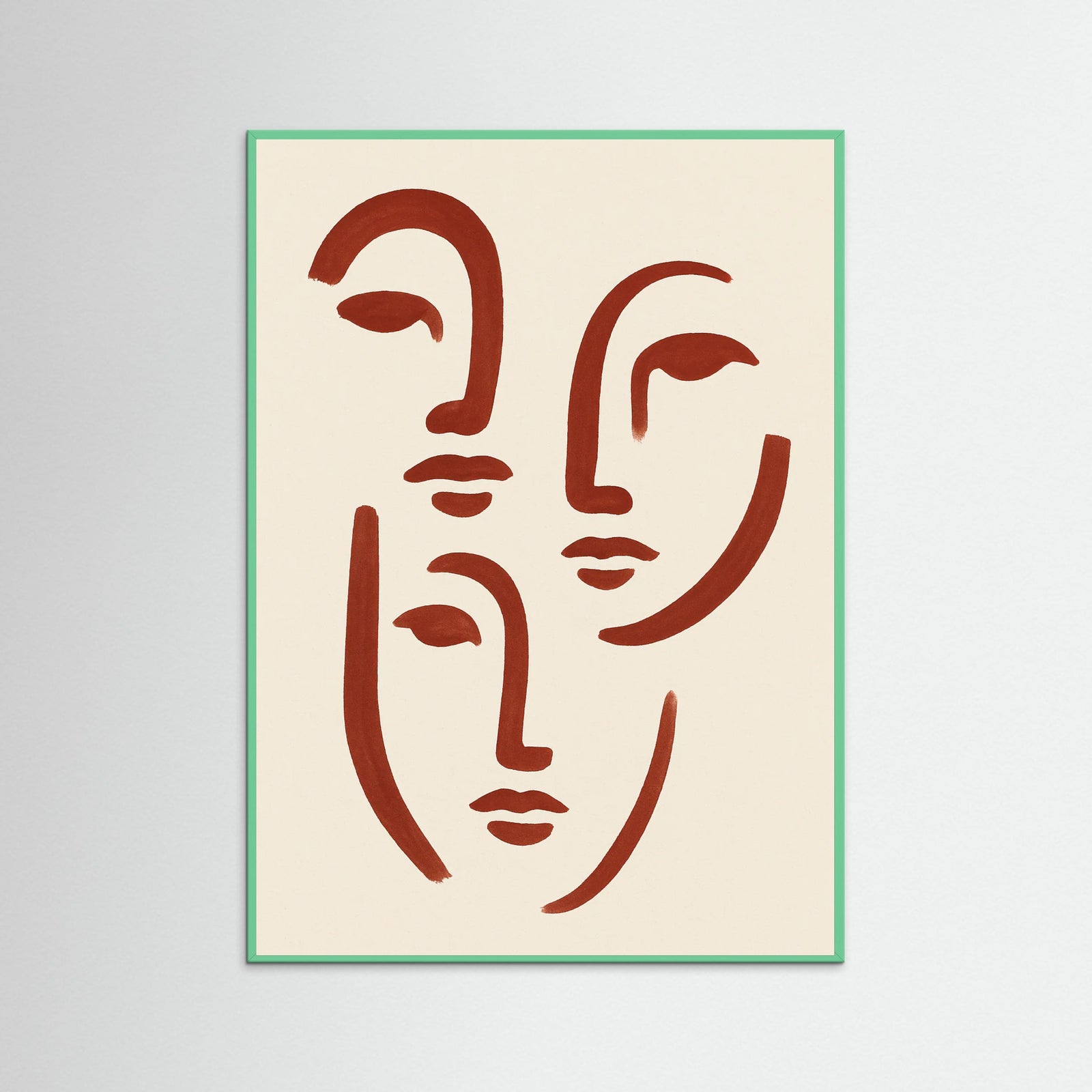 Mint Wood Contemplative Contours