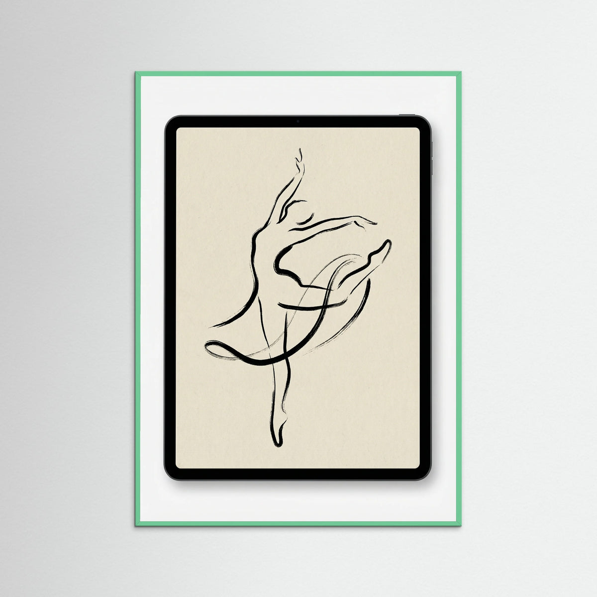 Mint Wood Contemplative Gaze