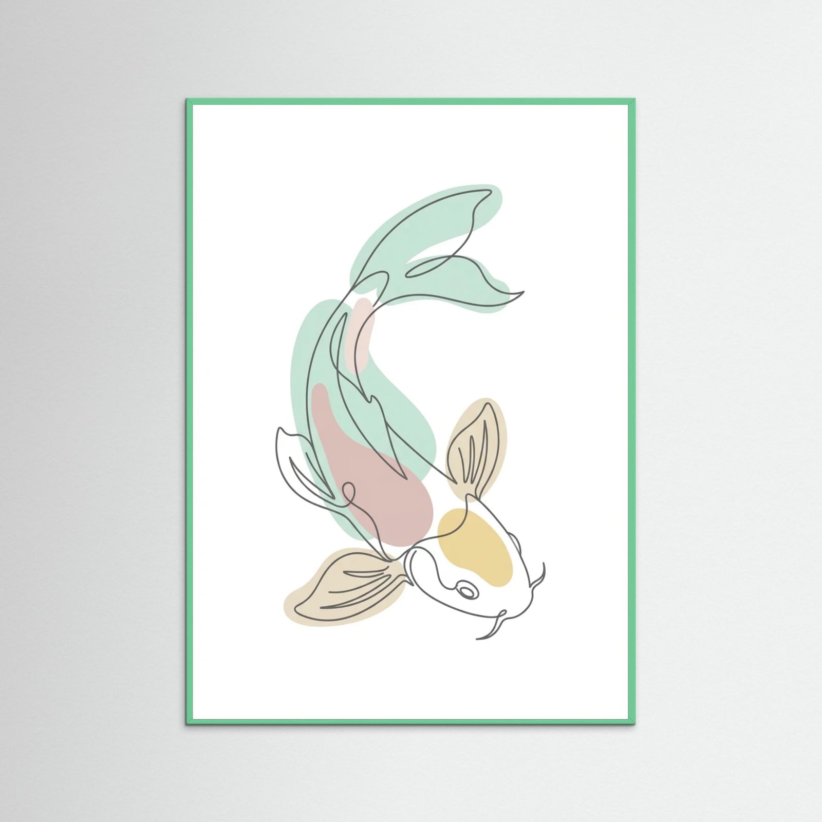 Mint Wood Coral Contemplation