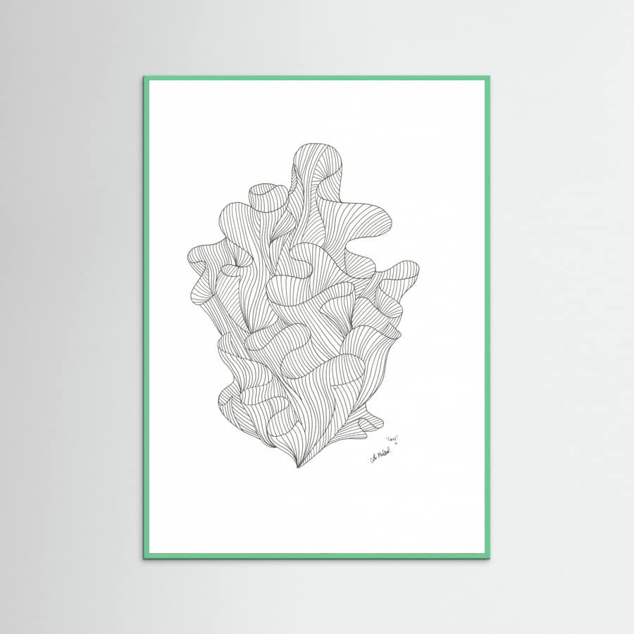 Poster Coral Jpeg – poster e stampa artistica
