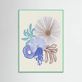 Coral floral Poster – poster and art print