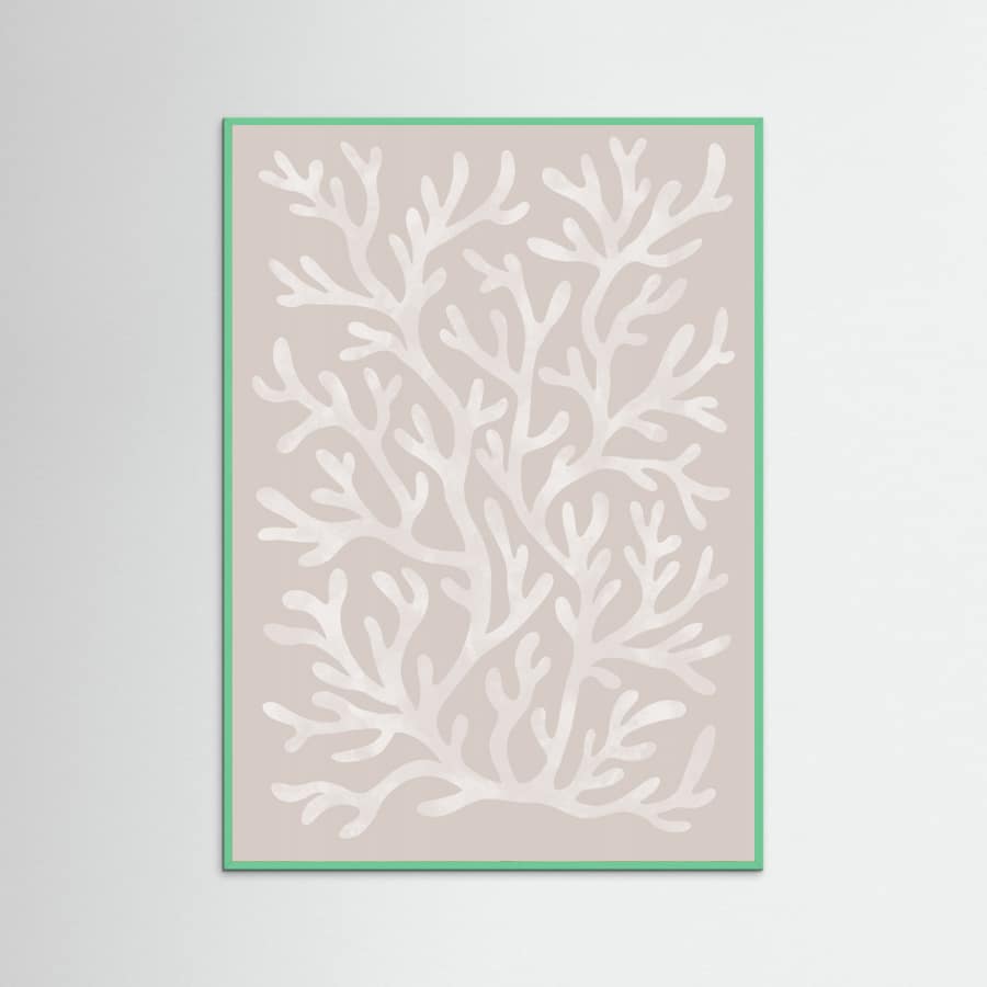 Coral pattern II Poster – poster and art print