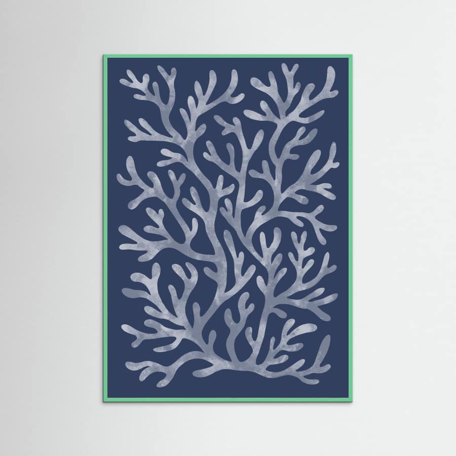 Coral pattern II Poster – poster and art print