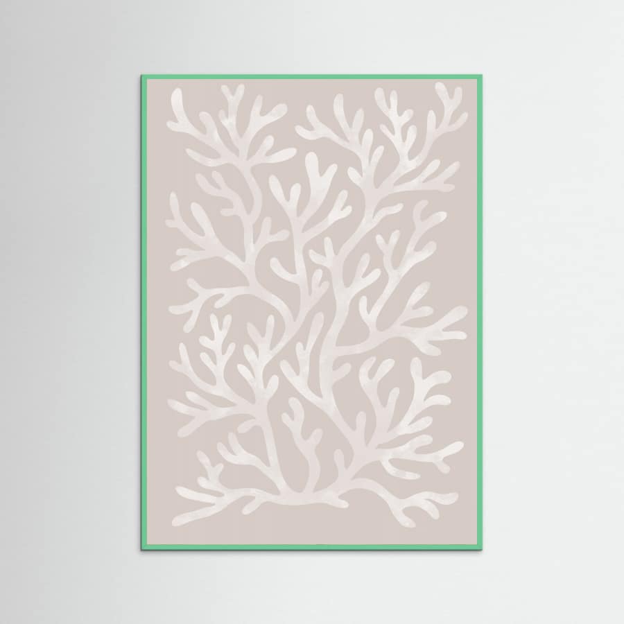 Coral pattern Poster – poster and art print