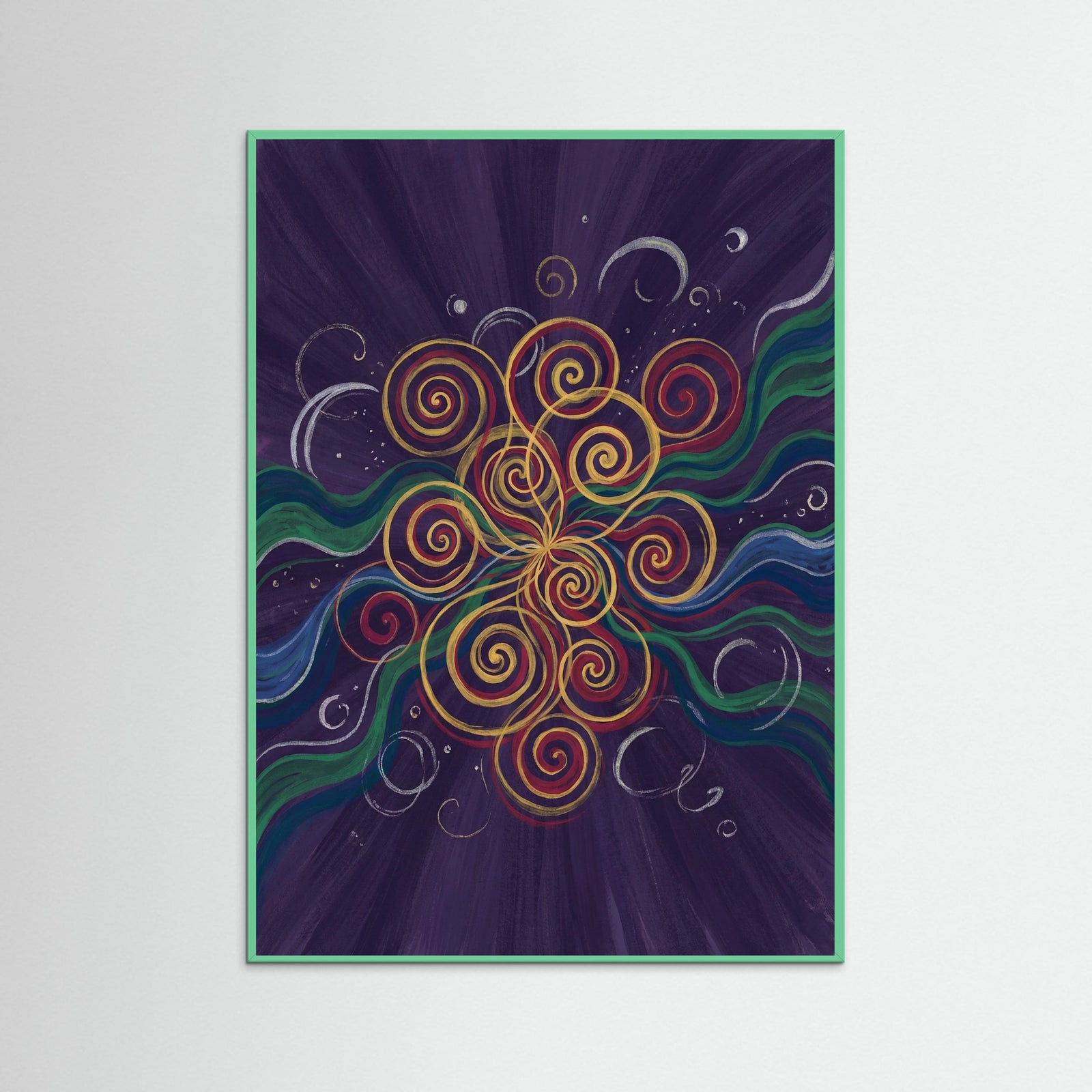Mint Wood Cosmic Genesis