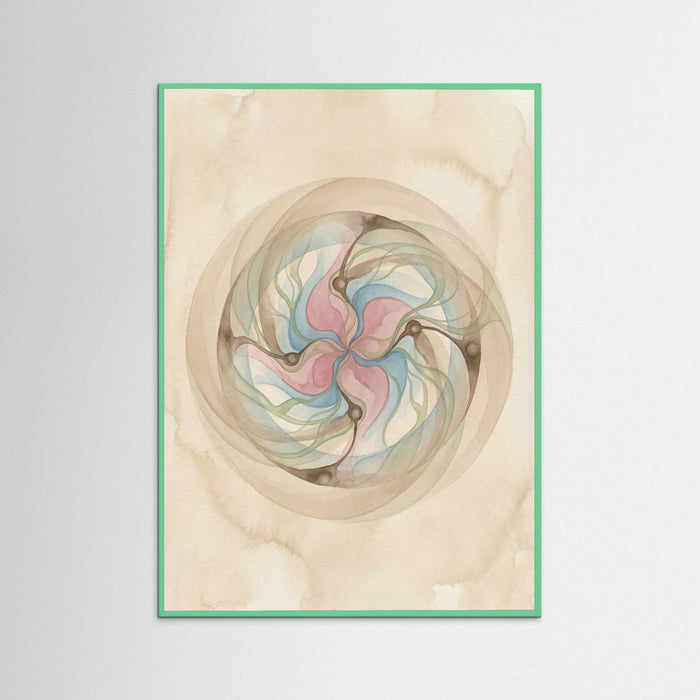 Mint Wood Cosmic Organic Evolution
