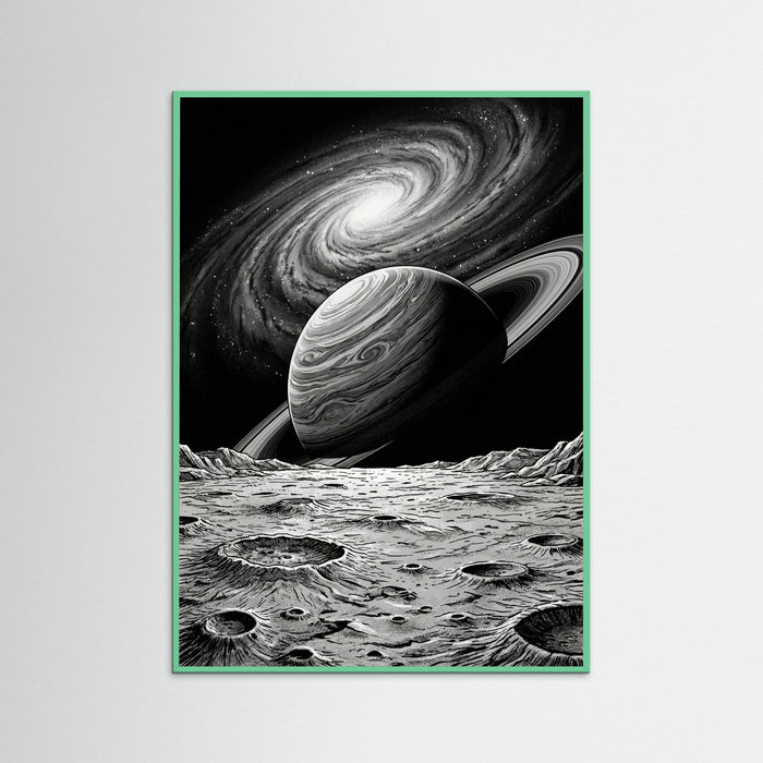 Mint Wood Cosmic Vista