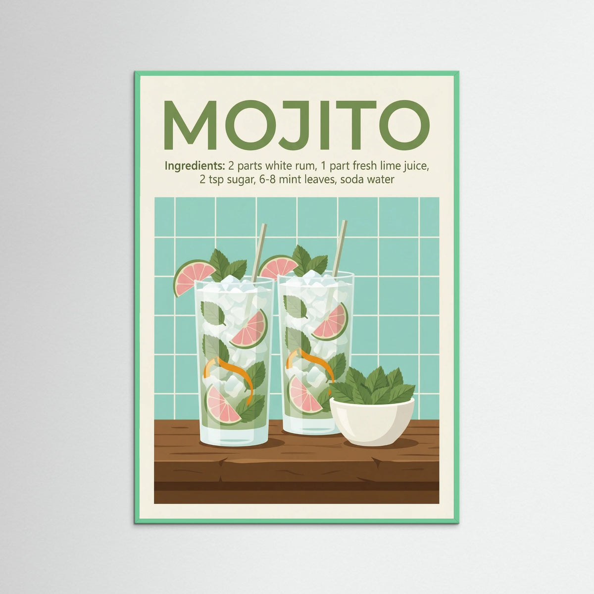 Mint Wood Cosmopolitan Classic