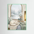 Mint Wood Cozy Winter View