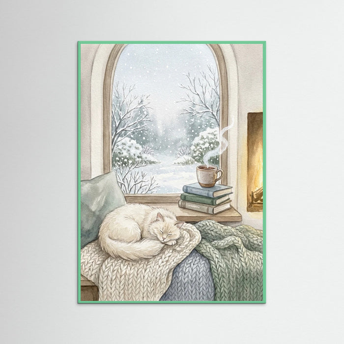 Mint Wood Cozy Winter View
