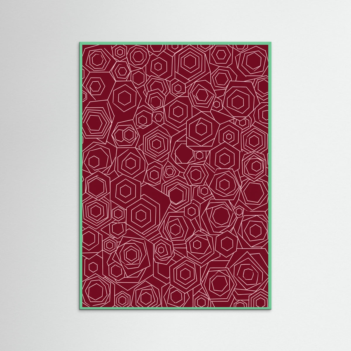 Mint Wood Crimson Entanglement