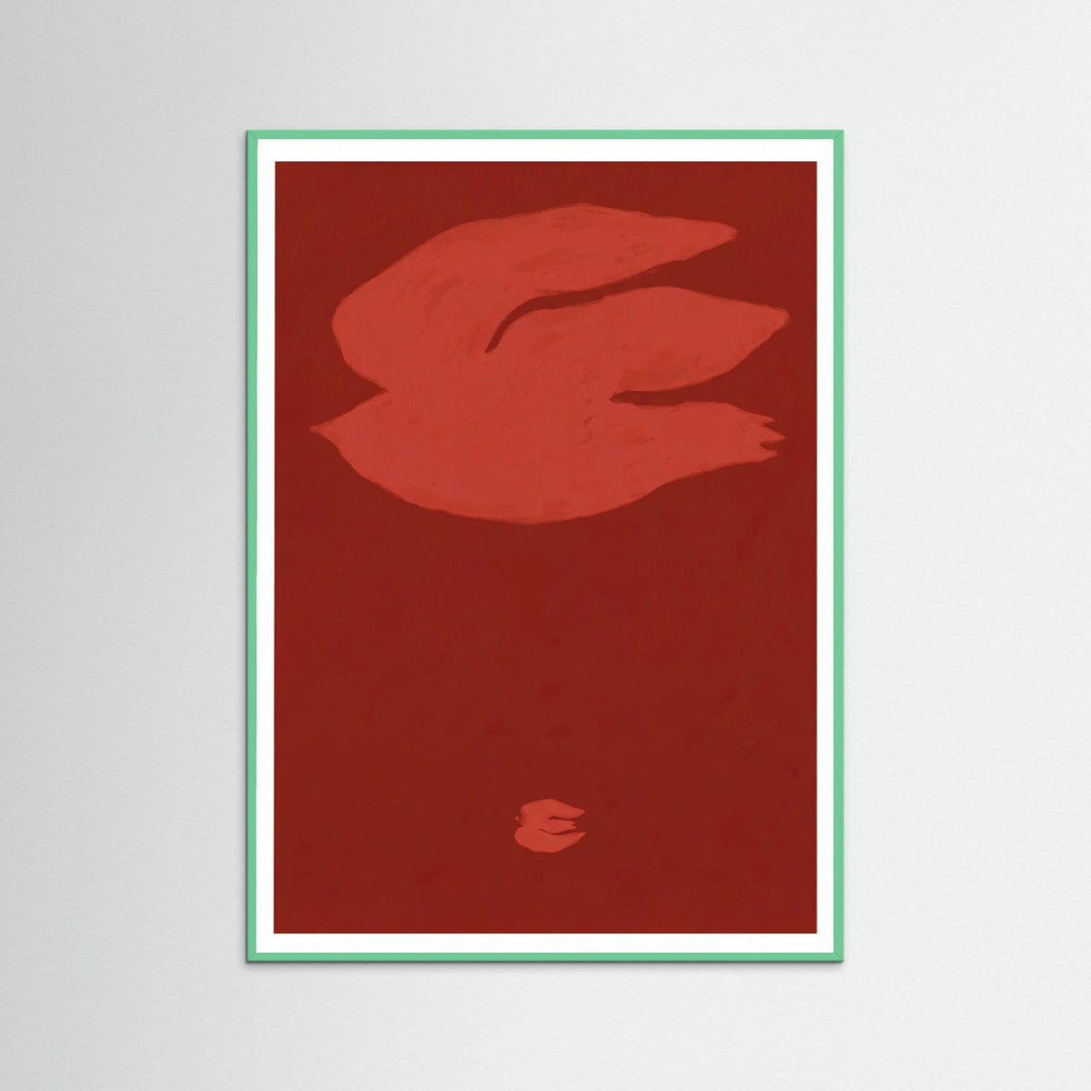Mint Wood Crimson Flight