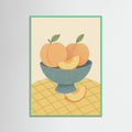 Mint Wood Crimson Floral Display